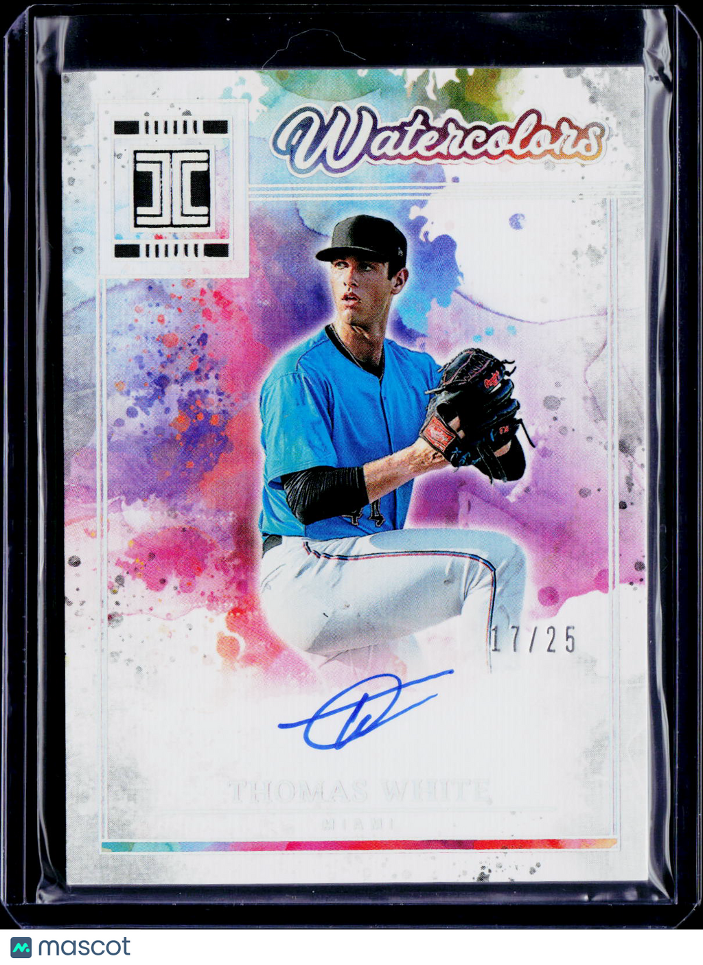 2025 Impeccable Baseball Thomas White Watercolors Autograph /25