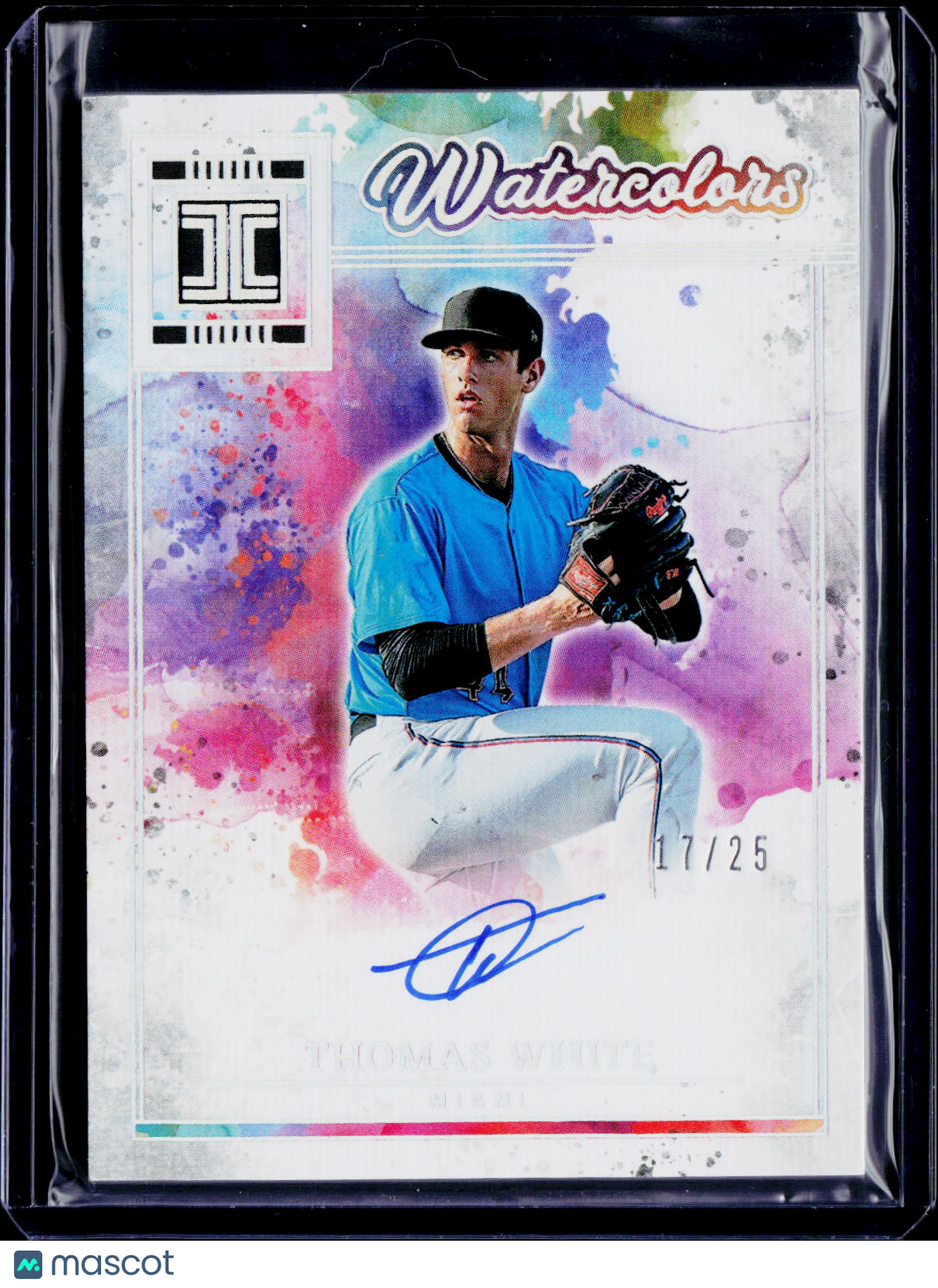 2025 Impeccable Baseball Thomas White Watercolors Autograph /25