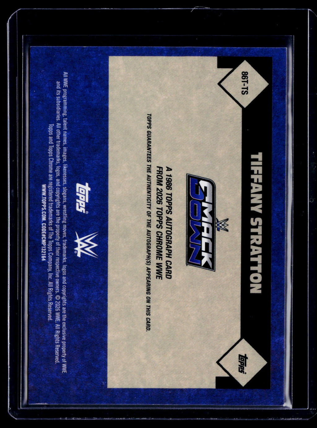 2026 Topps Chrome WWE Tiffany Stratton Super Star Auto