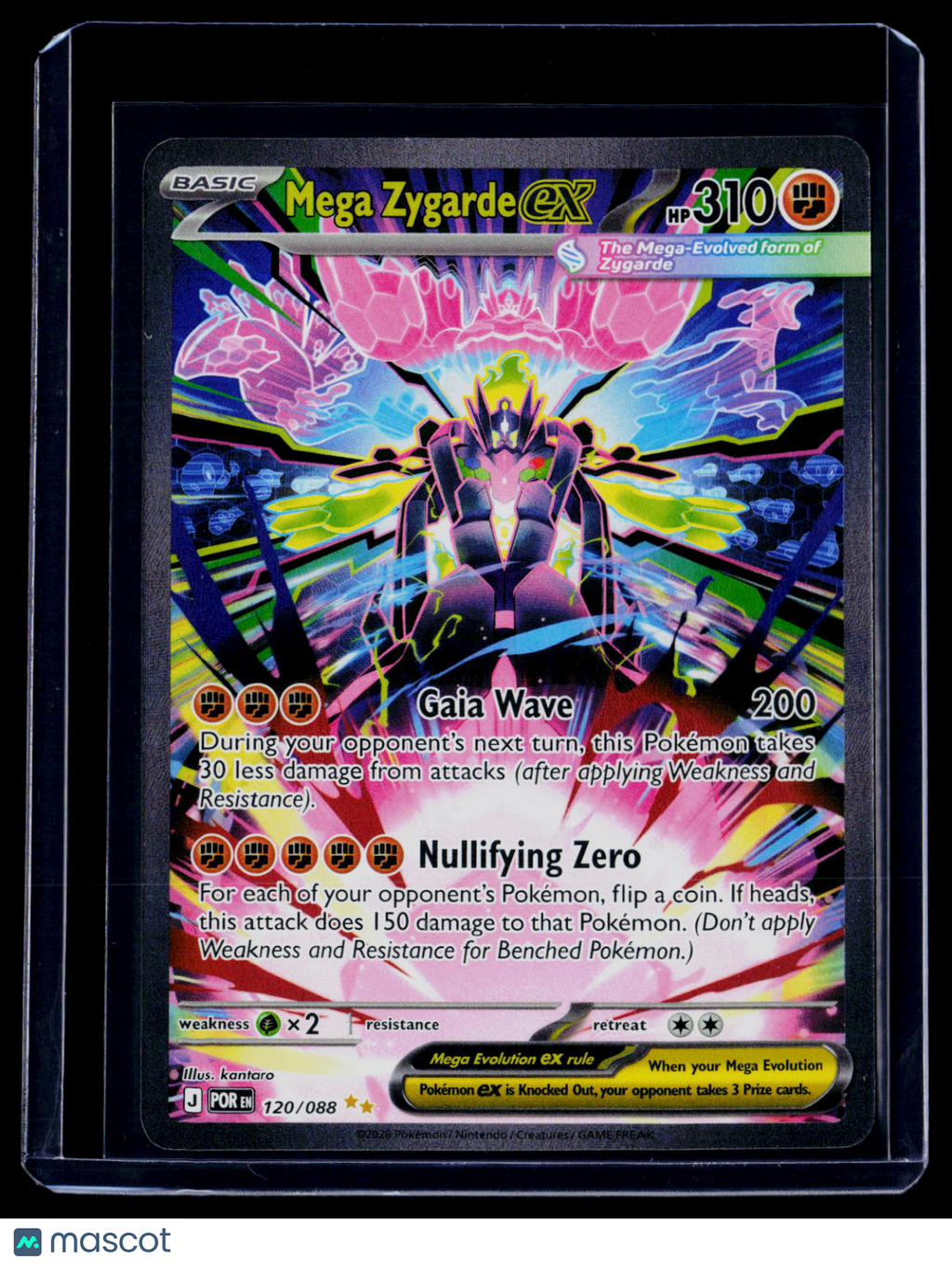 Pokemon Mega Zygarde EX 120 088