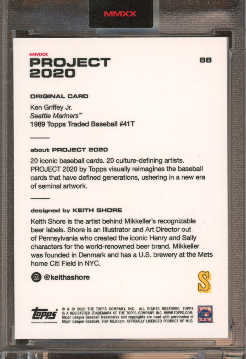 2020 Topps Project 2020 Ken Griffey Jr. Keith Shore 88