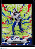2025 Topps Resurgence James Cook Lime Green Power Surge Auto 05/15