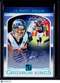 2019 Donruss JJ Watt Gridiron Kings Autograph /25