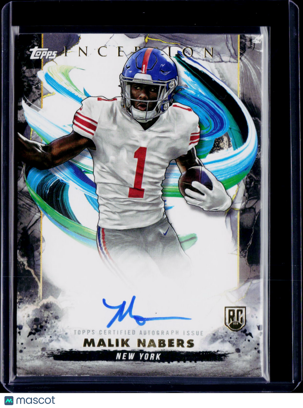 2024 Inception Malik Nabers Rookie Autogrpah