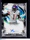 2024 Inception Malik Nabers Rookie Autogrpah