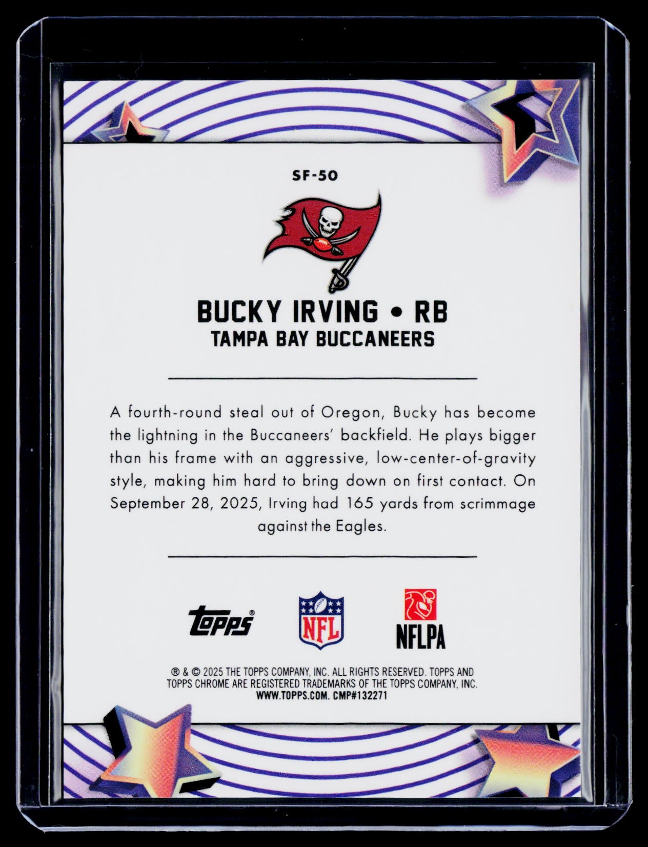 2025 Topps Chrome Cosmic Bucky Irving Starfractor