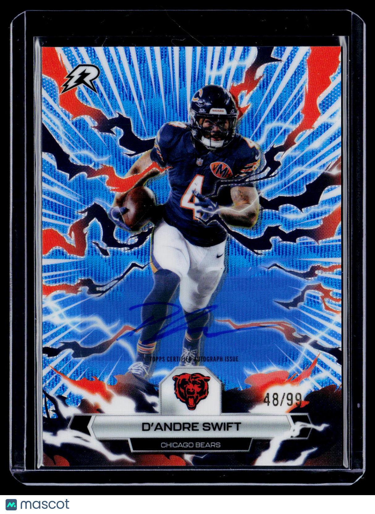 2025 Topps Resurgence D'Andre Swift Blue Surge Auto 48/99