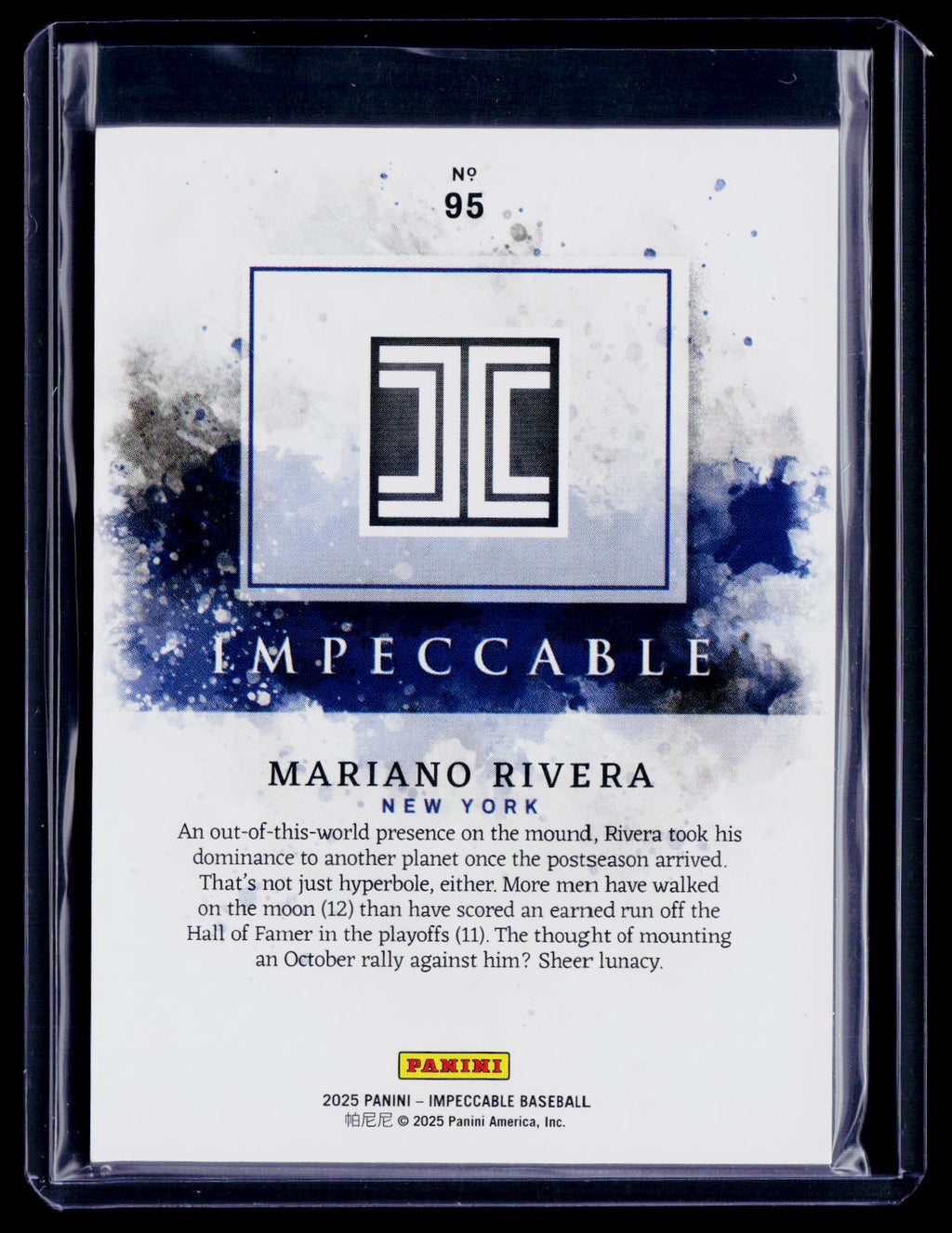 2025 Impeccable Mariano Rivera 21/99