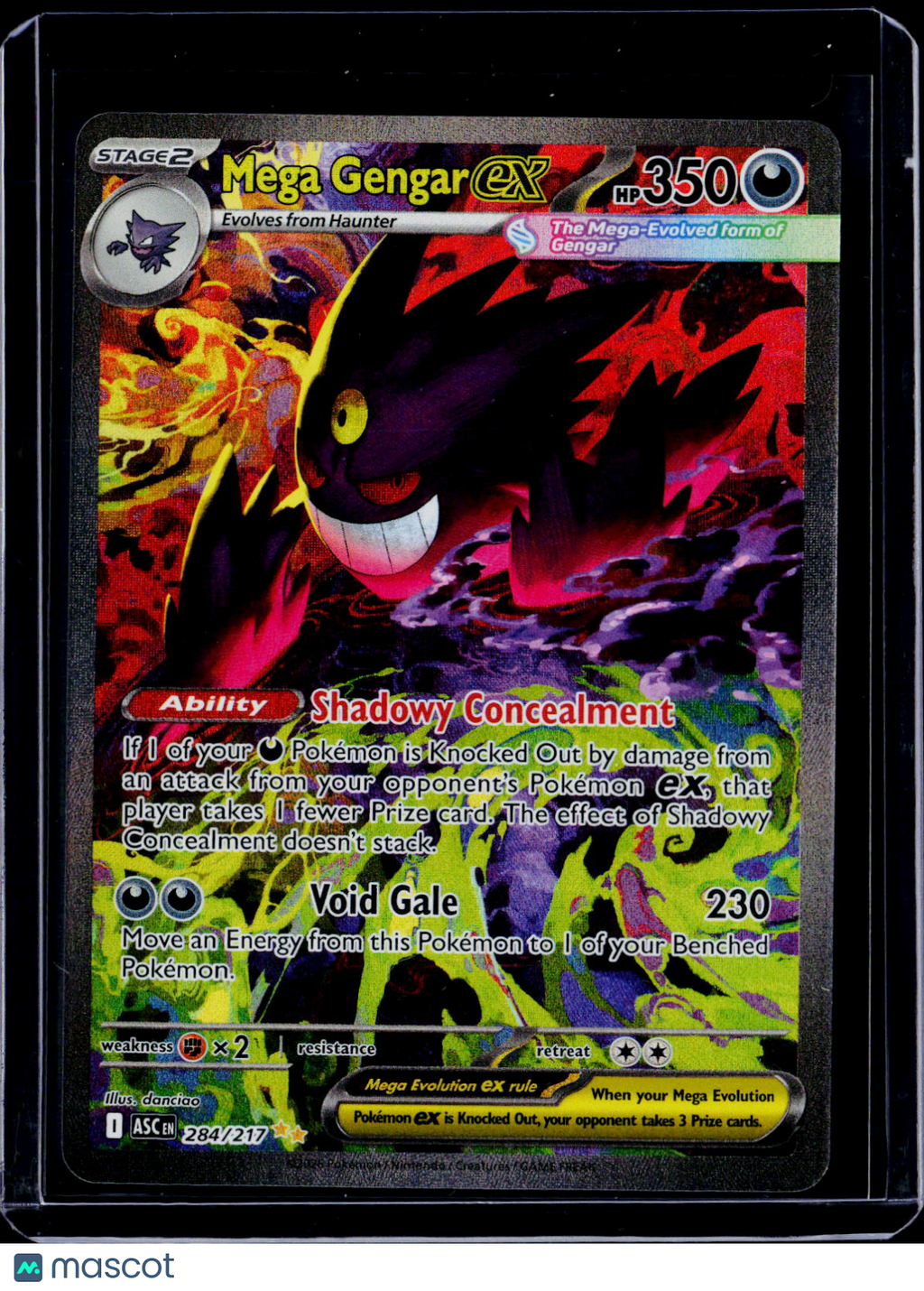 Pokemon Mega Gengar ex 284 217