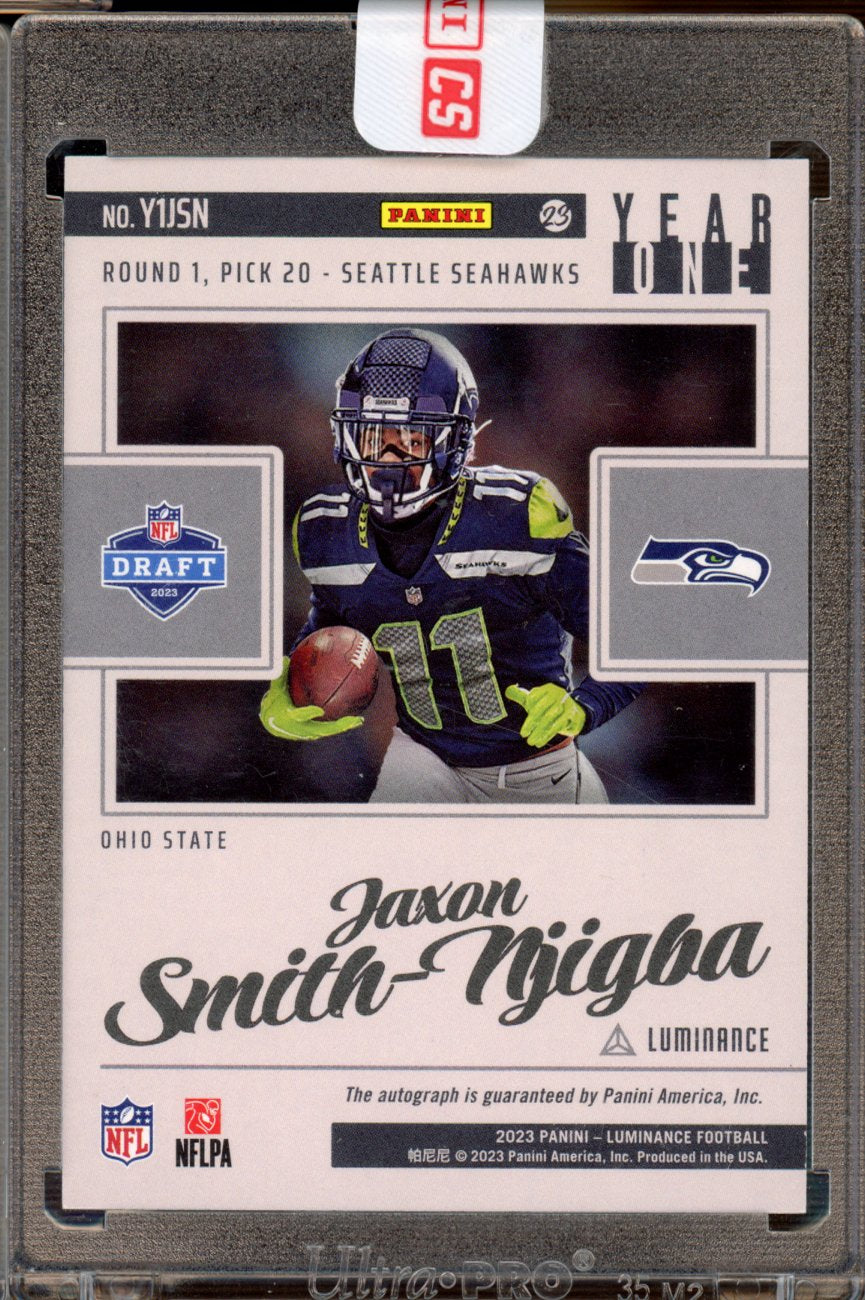 2023 Luminance Jaxon Smith-Njigba Rookie Auto RC