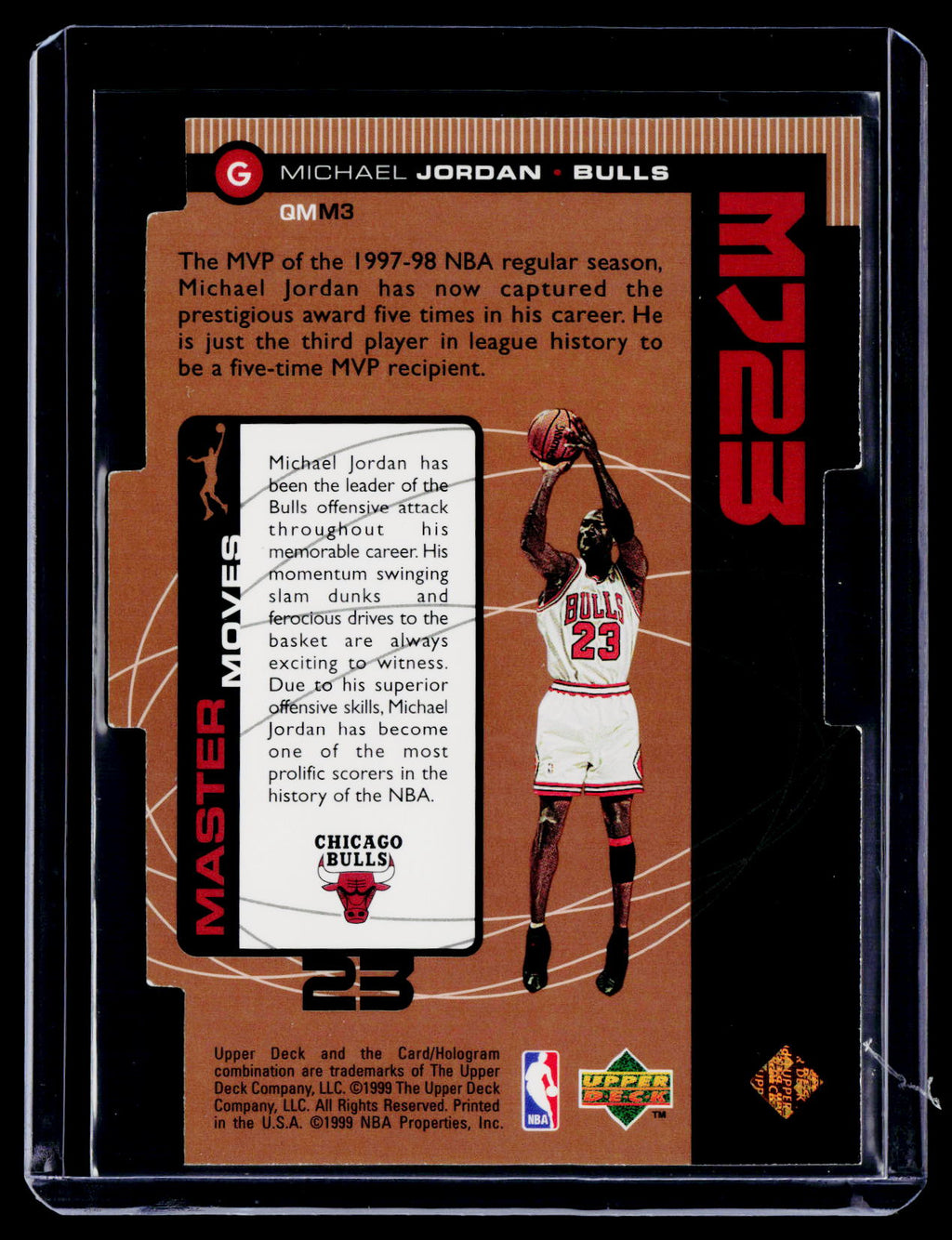 1999 Upper Deck Michael Jordan Master Moves Quantum 423/2300