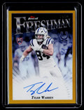 2025 Topps Finest Tyler Warren Rookie Freshman Gold Auto 21/50