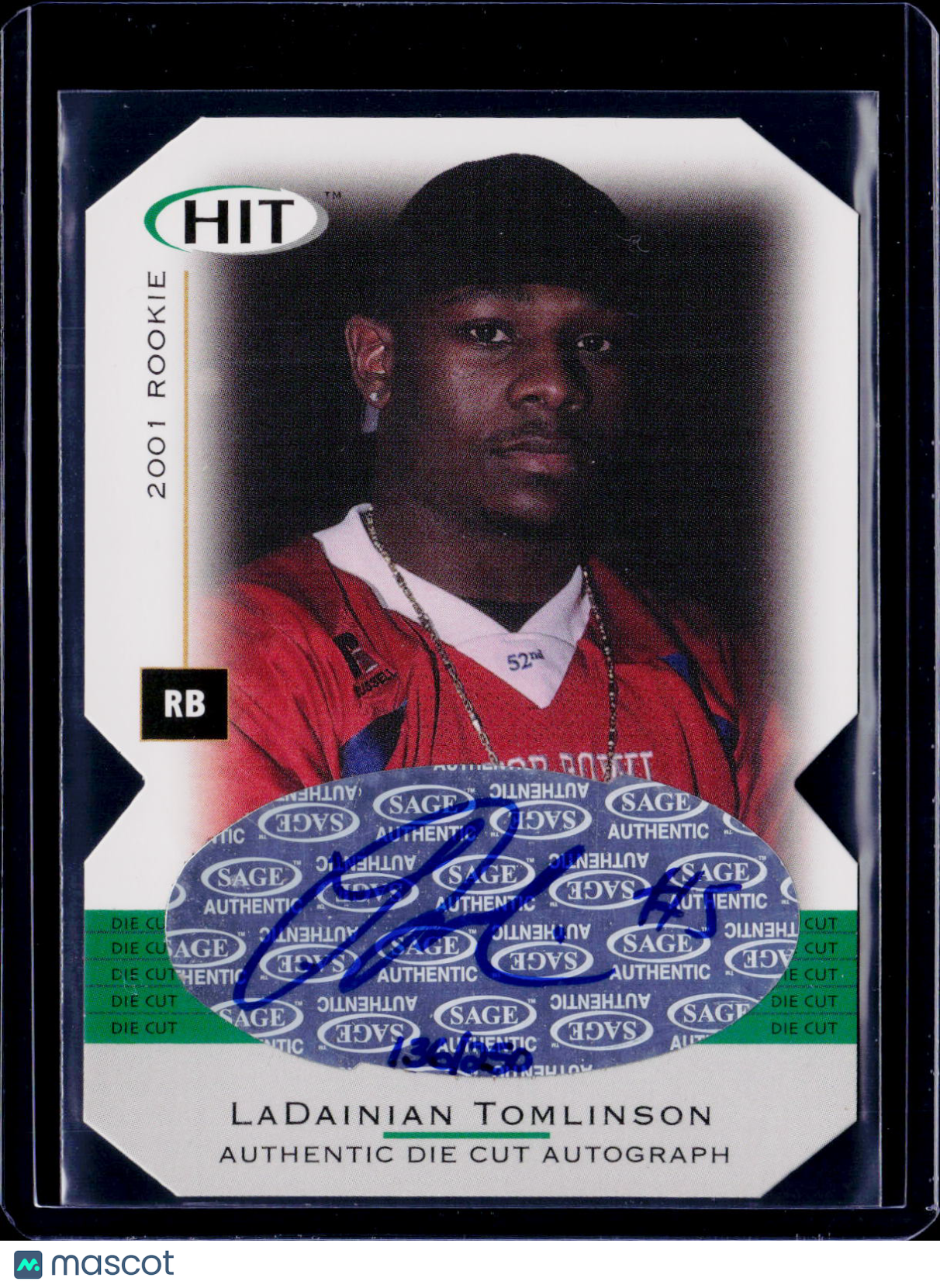 2001 Sage Hit LaDanian Tomlinson Auto 136/250