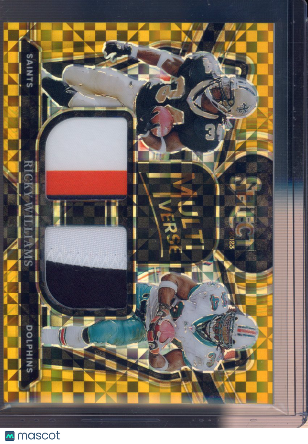 2023 Select Ricky Williams Multiverse Dual Patch 09/10