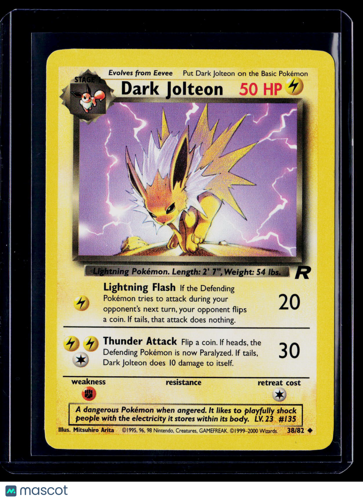 Pokemon Dark Jolteon Base Set
