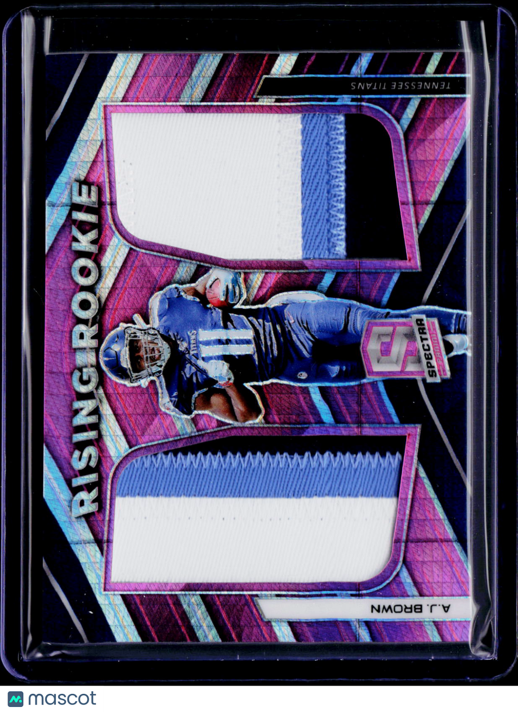 2019 Spectra AJ Brown Pink Hyper Patch 04/15 RC