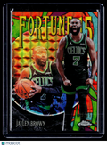 2025 Topps Chrome Update Jaylen Brown Fortune 15 Orange Geometric 25/25
