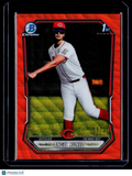 2026 Bowman Chrome Angel Nunez Orange Wave Refractor 16/25