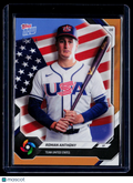 2025 Topps Now Roman Anthony Orange WBC 4/25
