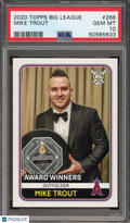 2020 Topps Big League Mike Trout PSA 10
