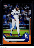 2025 Topps Now Will Klein World Series Champs Orange 25/25