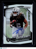 2025 Prizm Ashton Jeanty Rookie Silver Prizm Auto RC