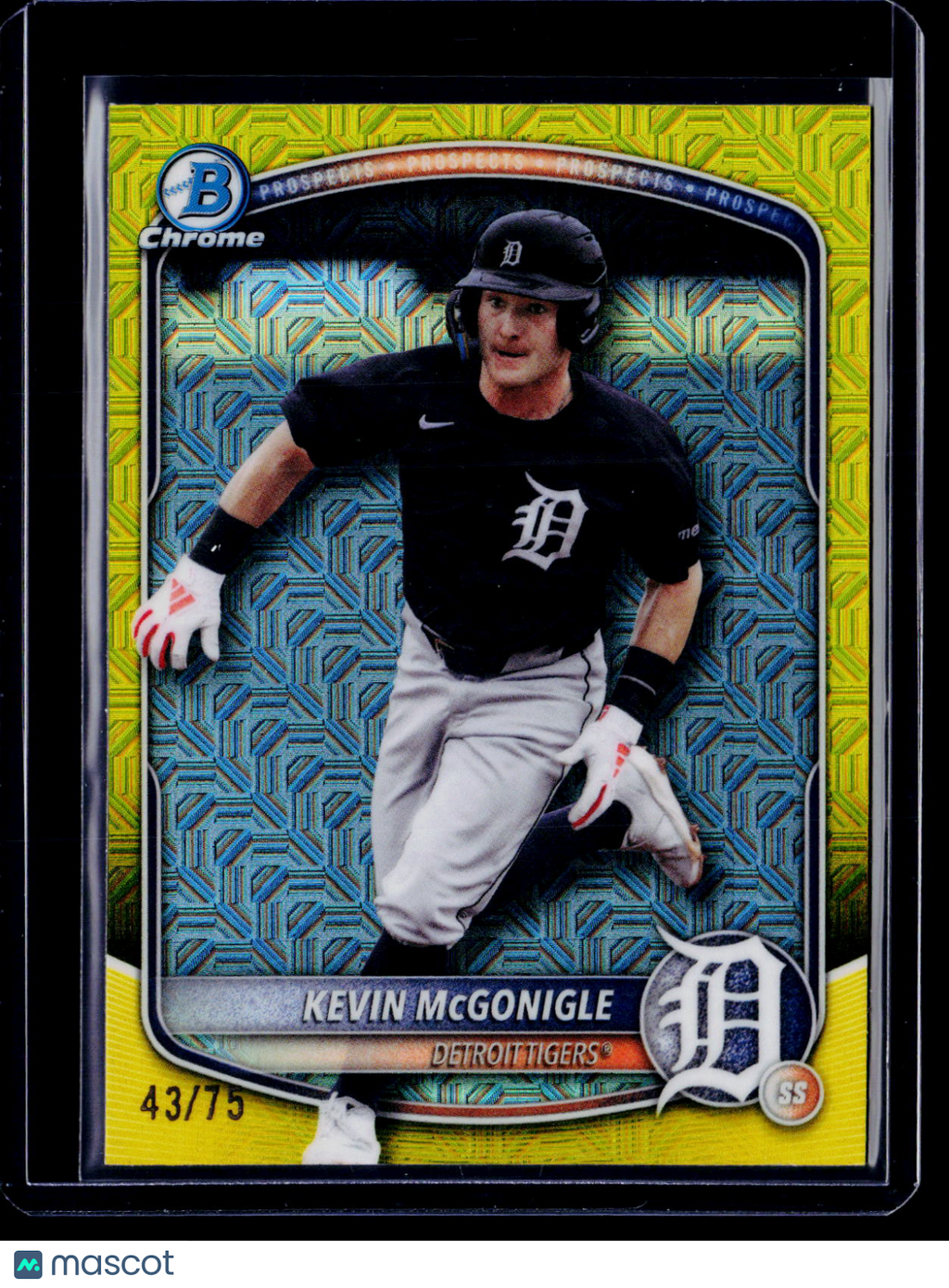 2025 Bowman Draft Mega Box Kevin McGonigle Yellow 43/75