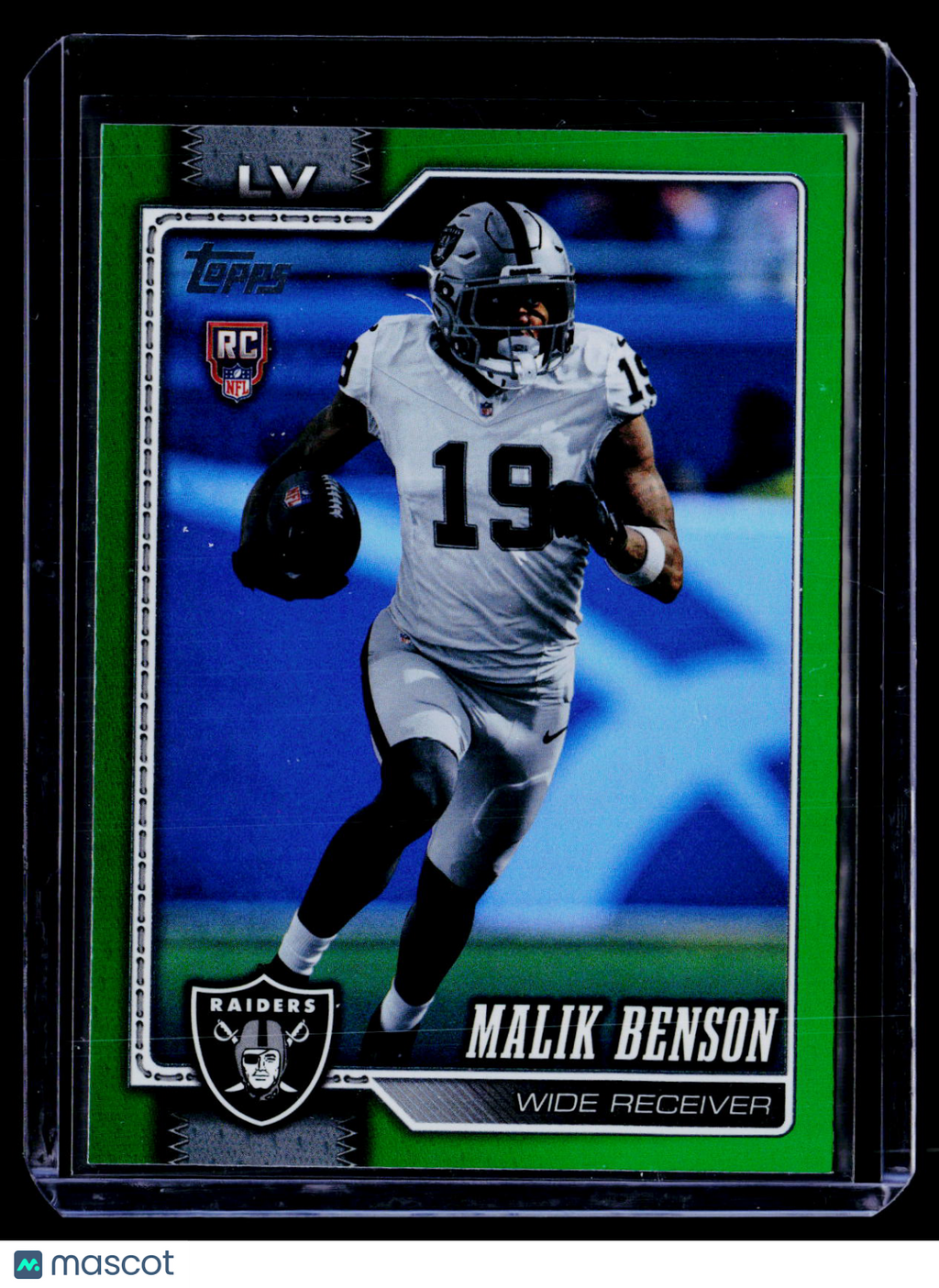 2026 Topps Flagship Malik Benson Rookie Green Foil 25/99 RC