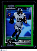 2026 Topps Flagship Malik Benson Rookie Green Foil 25/99 RC