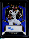2022 Select Brian Robinson Jr. Rookie Blue Auto 4/75 RC