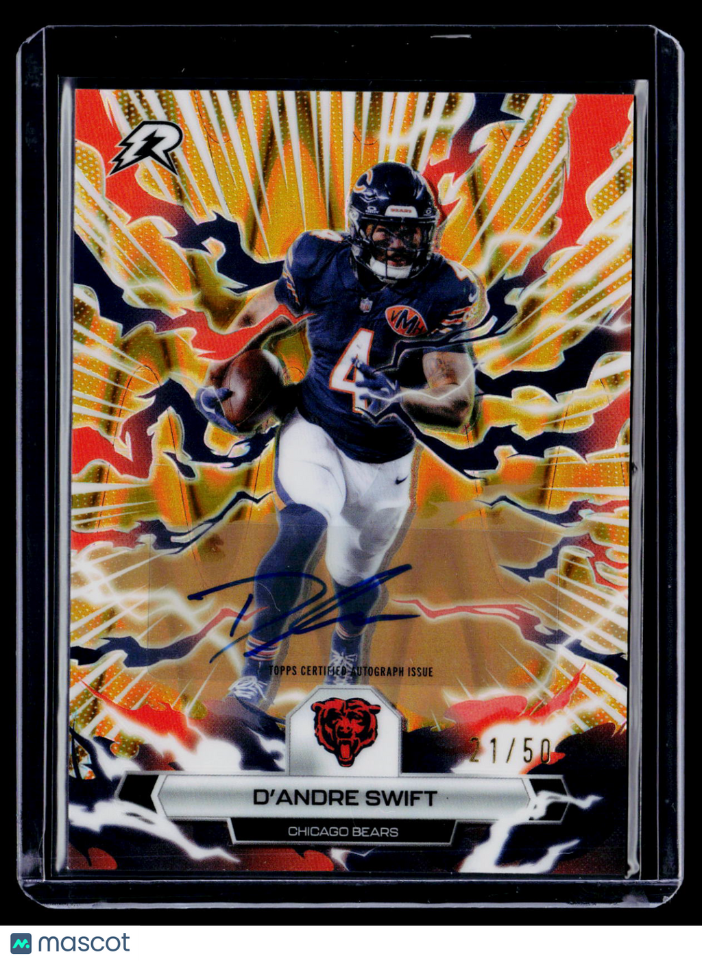 2025 Topps Resurgence D'Andre Swift Gold Power Surge 21/50