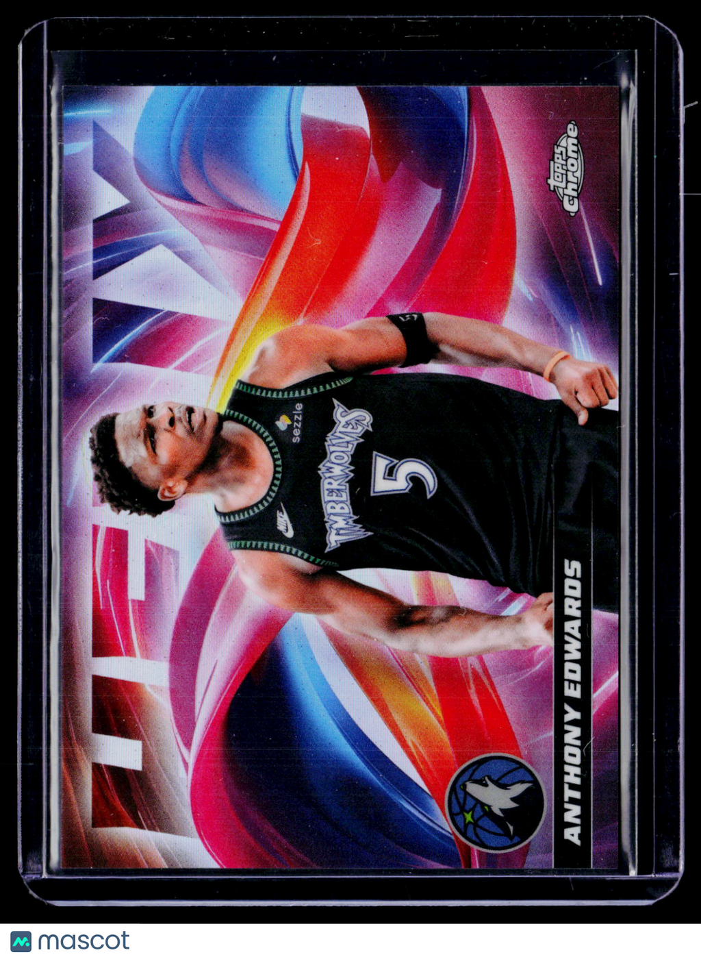 2025 Topps Chrome Anthony Edwards Helix Case Hit