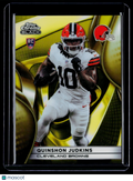 2025 Topps Chrome Black Quinshon Judkins Rookie Gold Refractor 1/50 RC