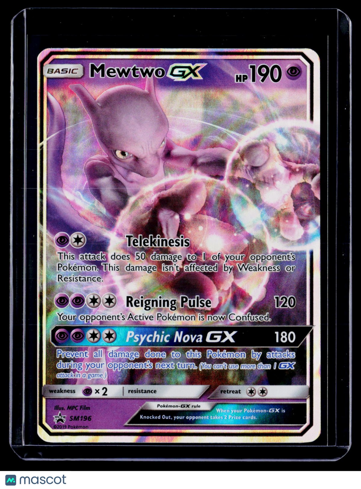 Pokemon Mewtwo GX SM196 Promo