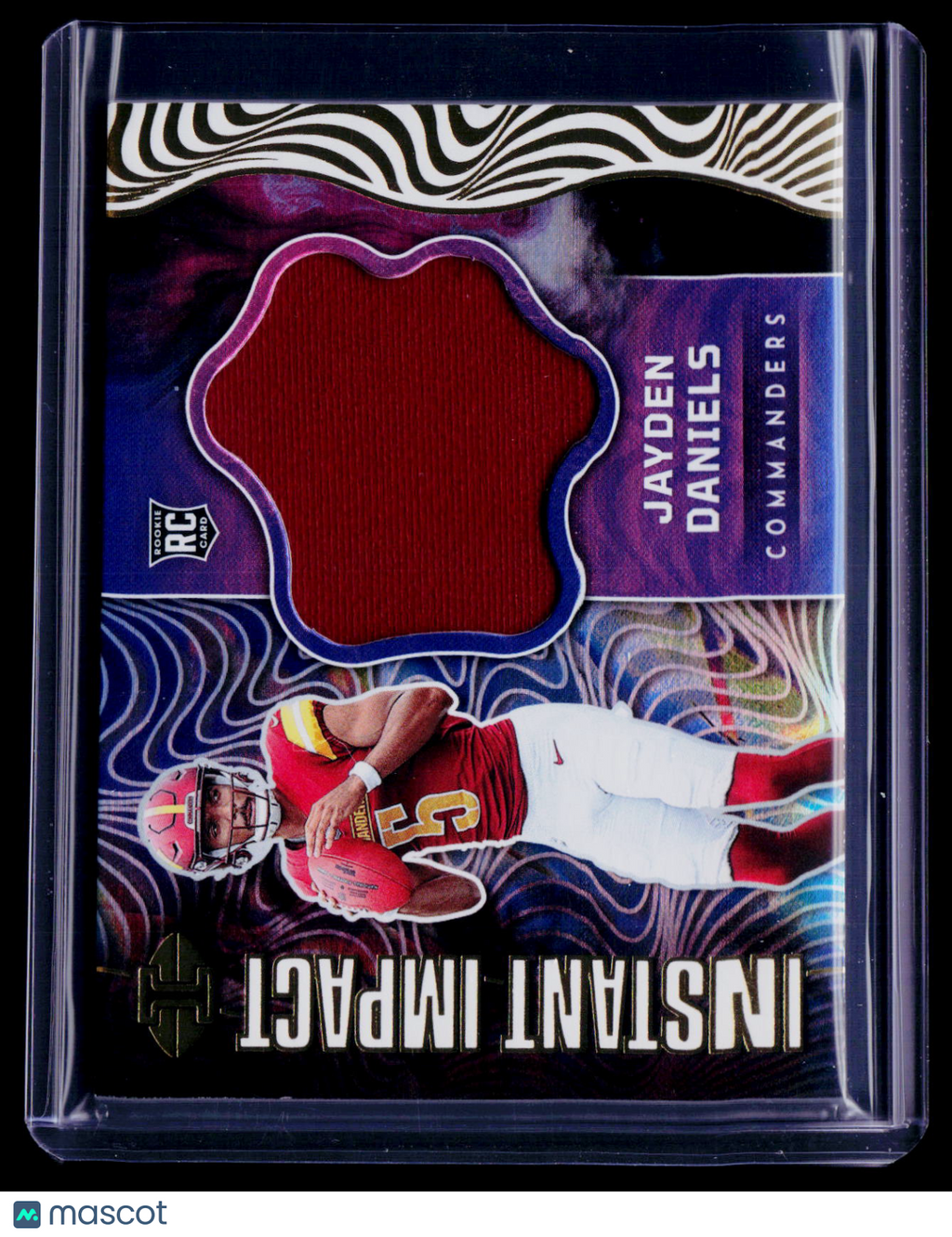 2024 Illusions Jayden Daniels Rookie Instant Impact Patch RC