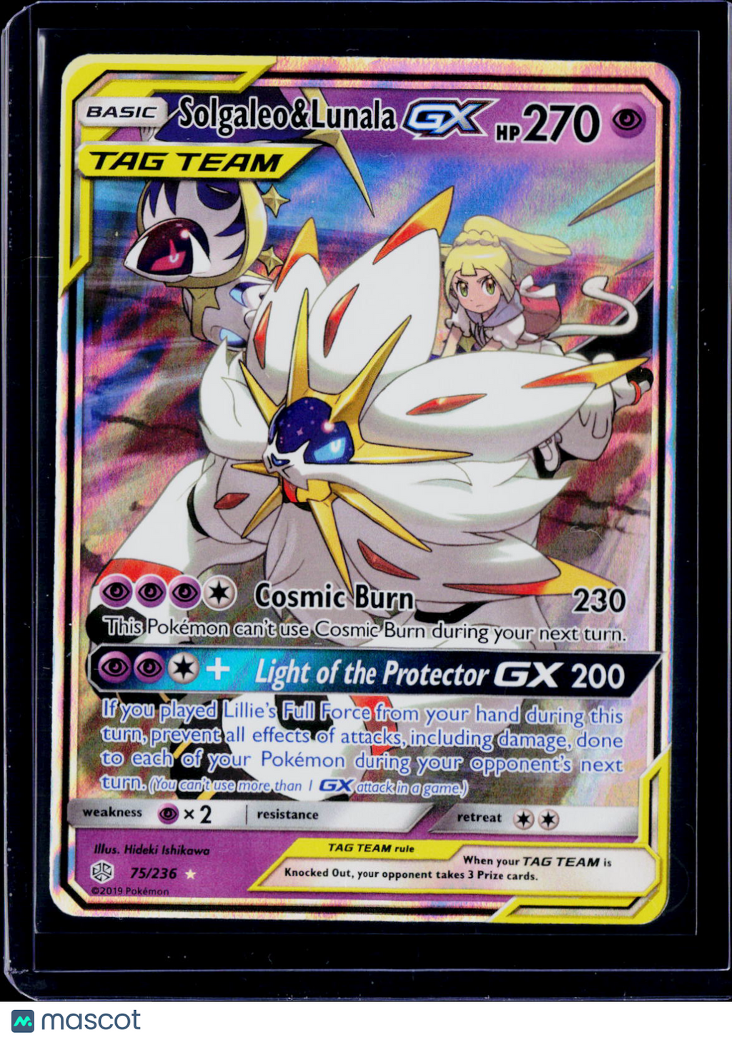 Solgaleo & Lunala GX 75/236