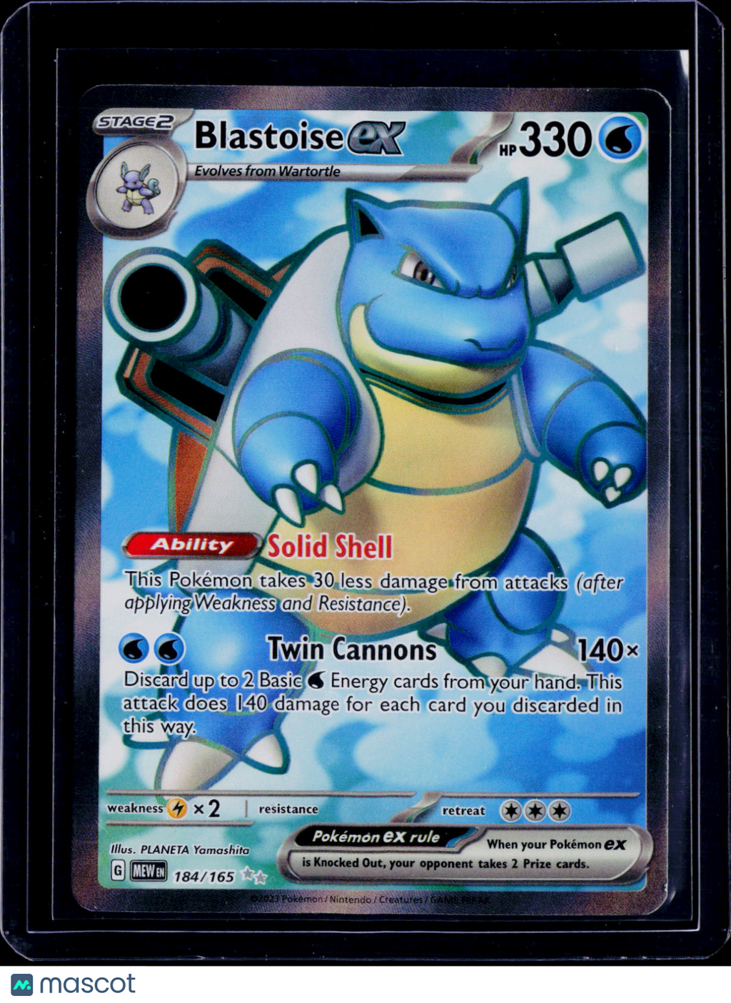 Blatoise ex 184/165