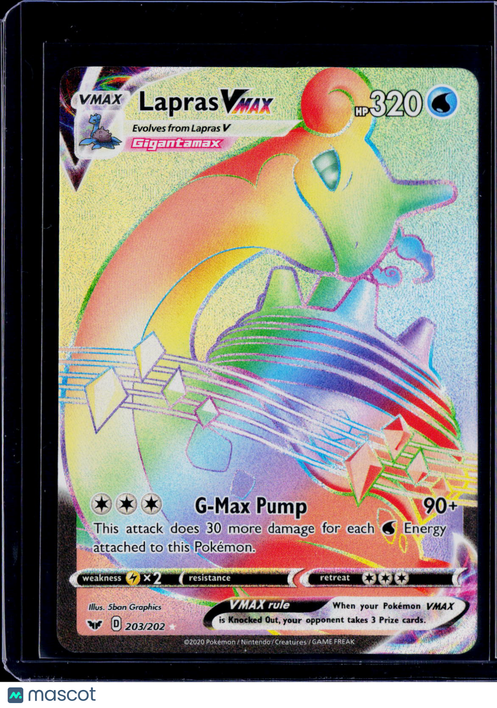 Lapras VMax 203/202