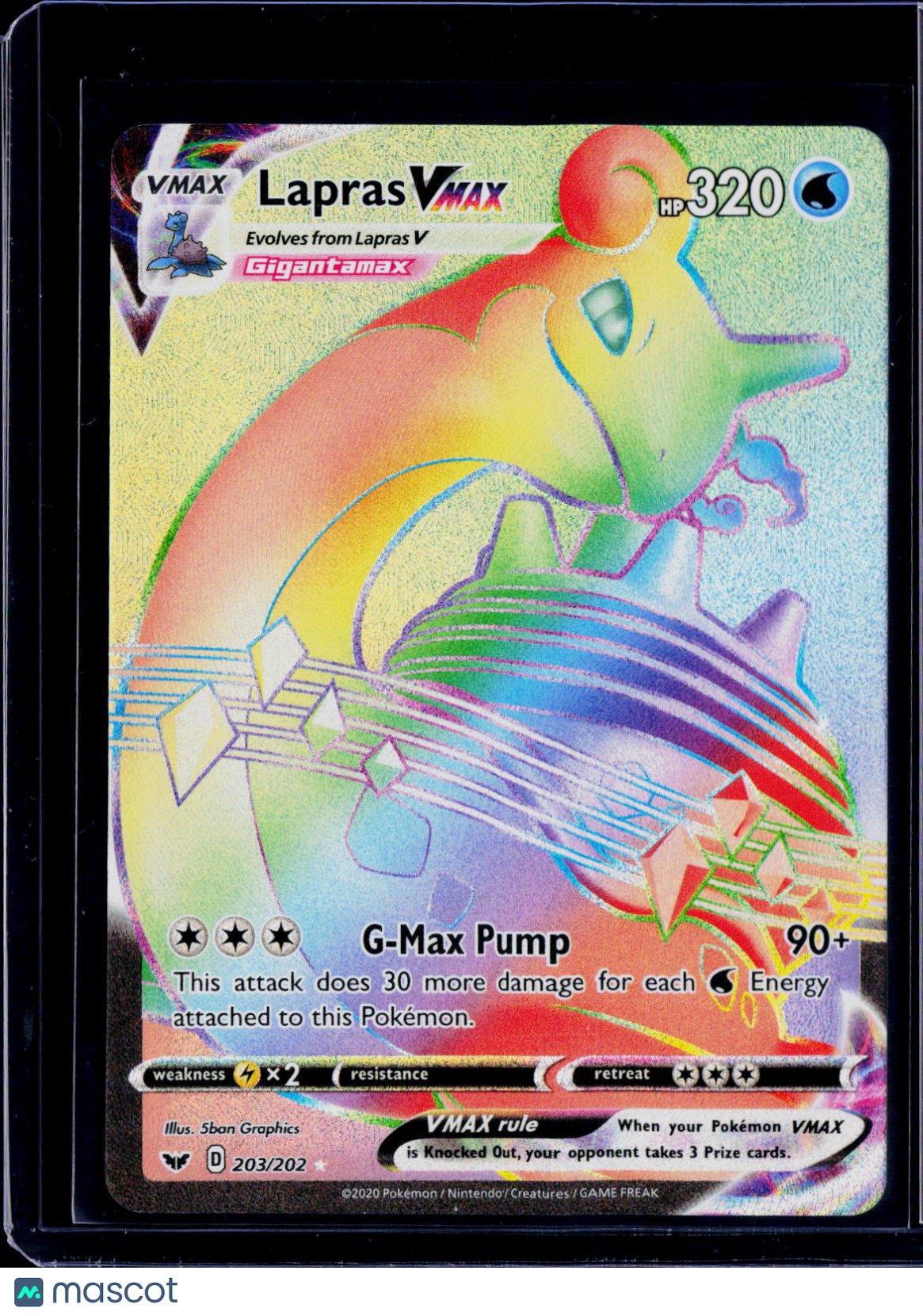 Lapras VMax 203/202