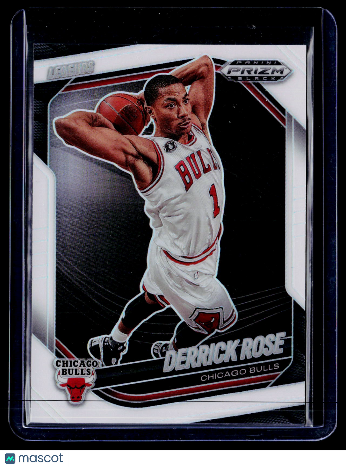 2024-25 Prizm Black Derrick Rose White Prizm 91/175