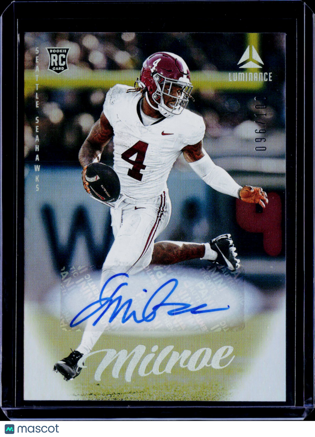 2025 Luminance Jalen Milroe Auto 096/100 RC