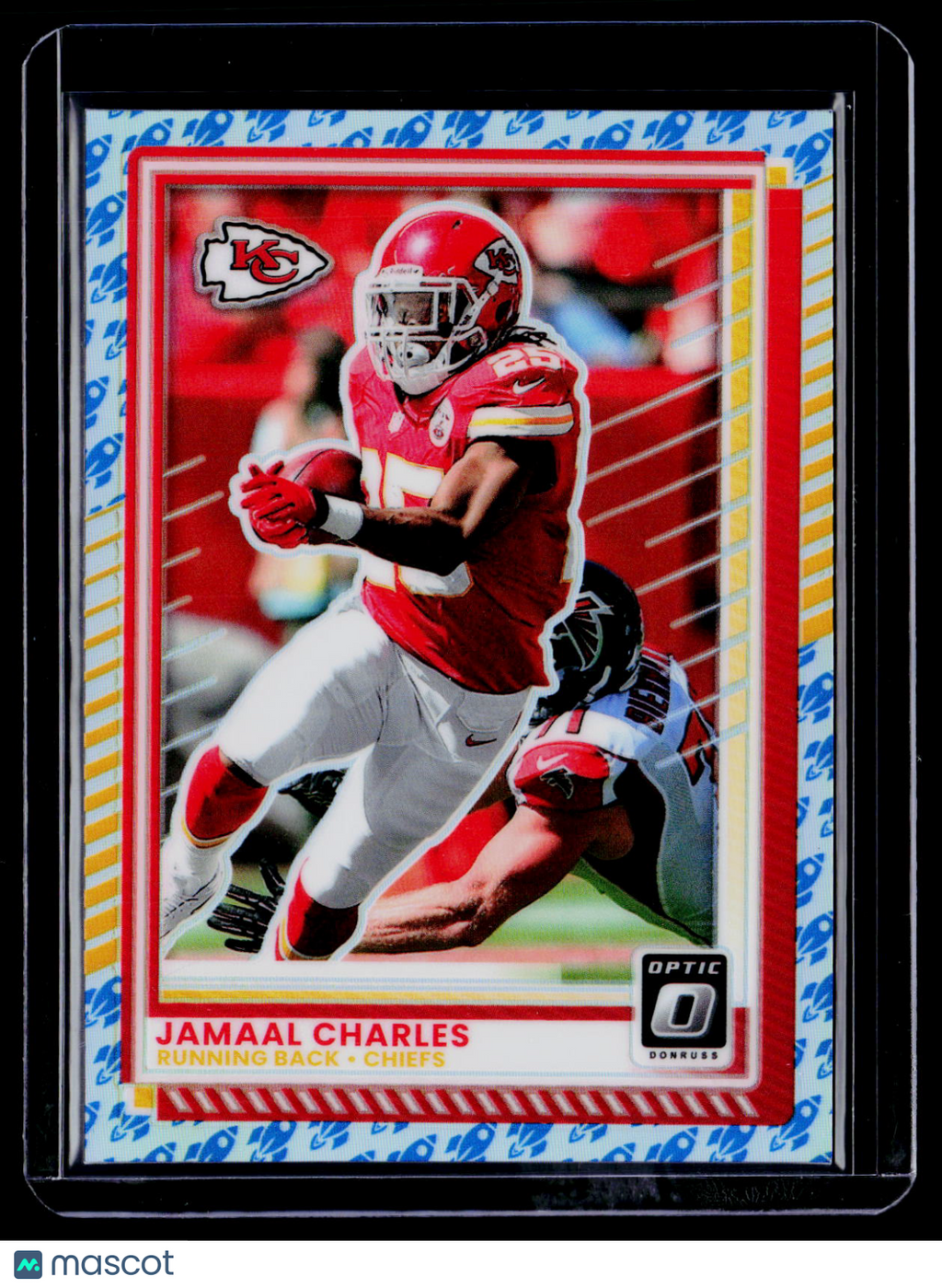 2025 Donruss Optic Jamaal Charles Rocket Emoji
