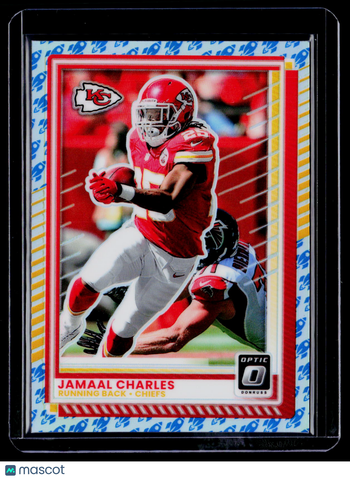2025 Donruss Optic Jamaal Charles Rocket Emoji