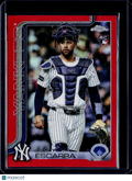 2025 Topps Chrome Update J.C. Escarra Red 5/5 RC