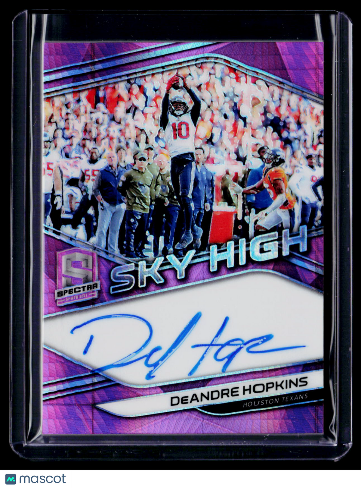 2019 Spectra DeAndre Hopkins Neon Pink Sky High Auto 10/15