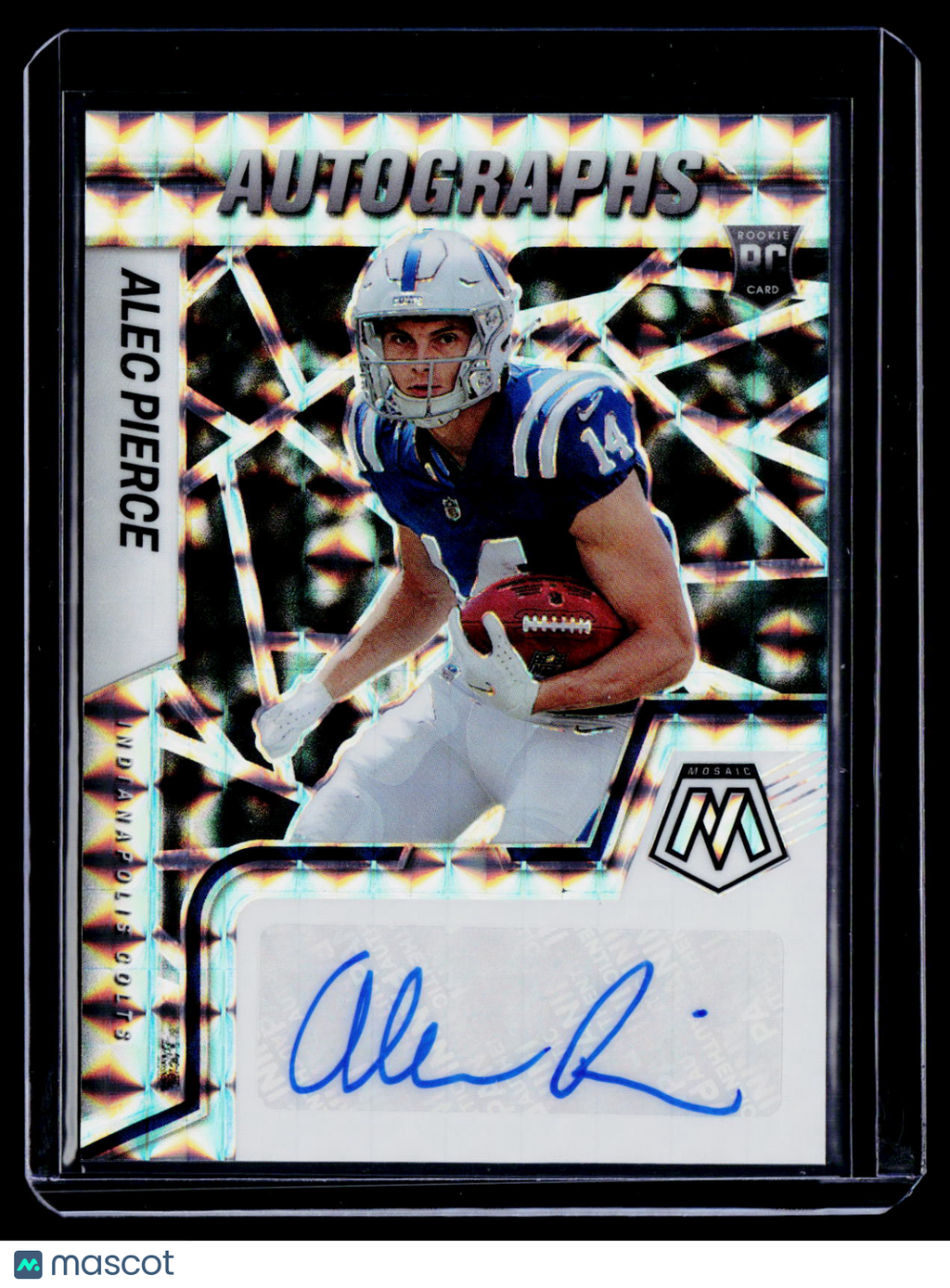 2022 Mosaic Alec Pierce Rookie Mosaic Auto RC