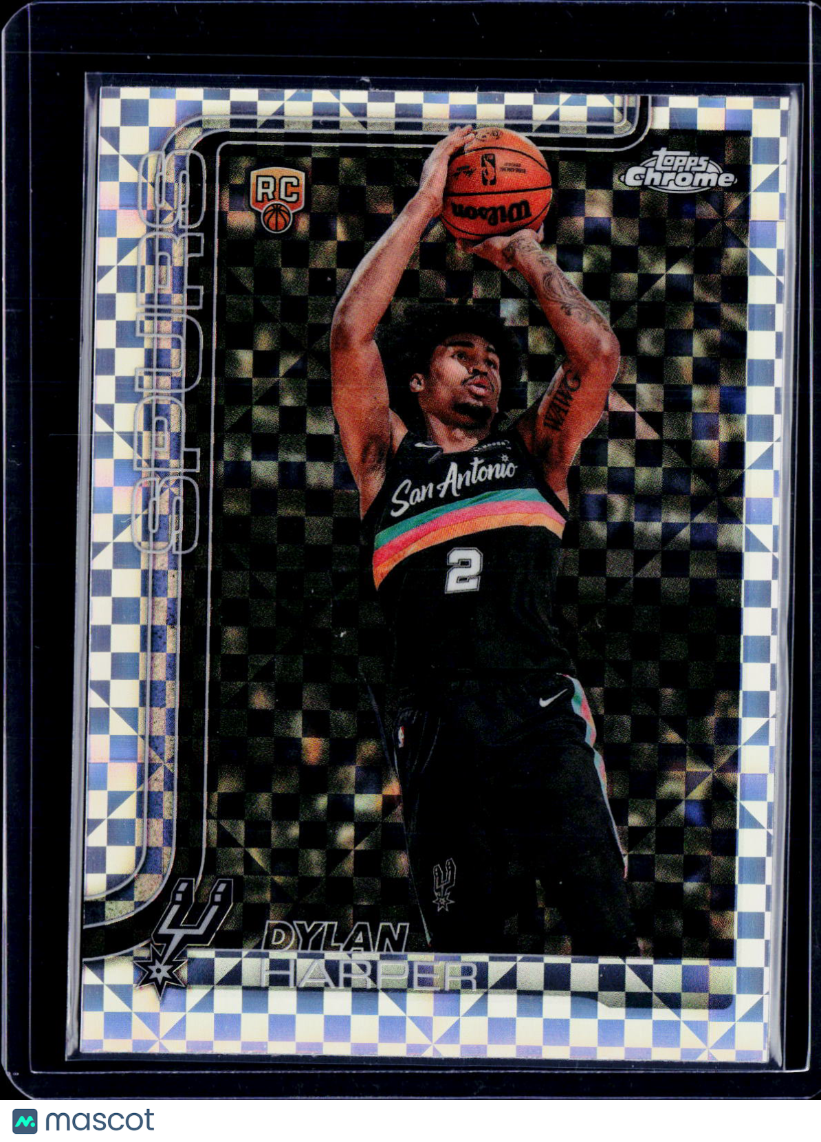 2025-26 Topps Chrome Update Dylan Harper X-Fractor