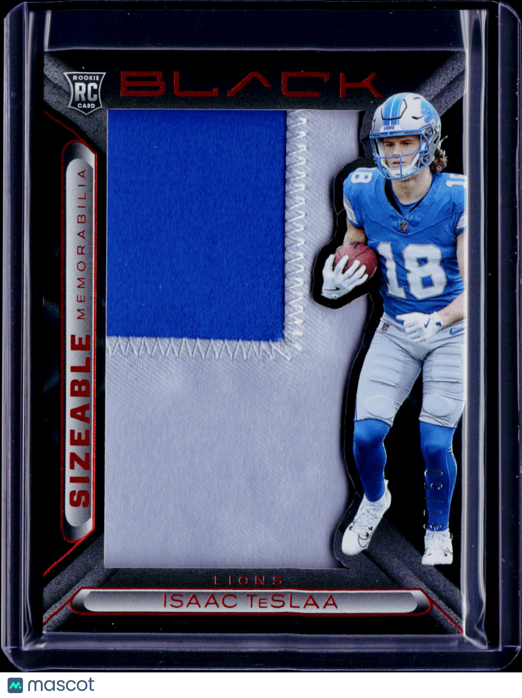 2025 Panini Balck Isaac TeSlaa Sizeable Memorabillia Orange 37/50