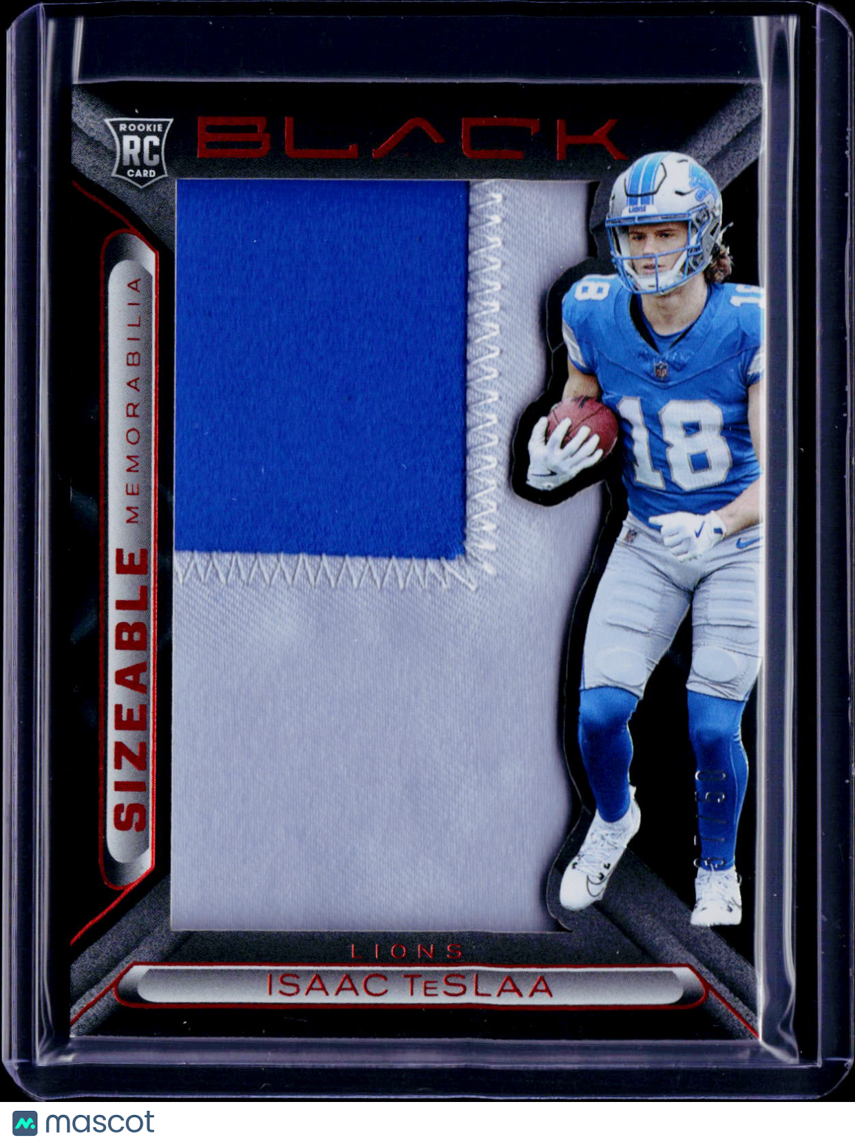 2025 Panini Balck Isaac TeSlaa Sizeable Memorabillia Orange 37/50
