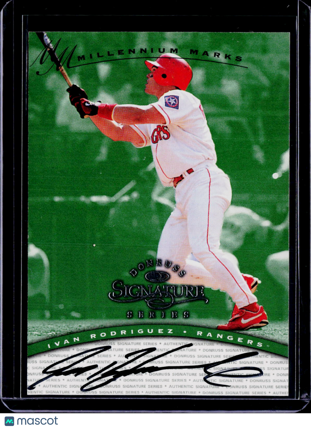 1997 Donruss Ivan Rodriguez Signature Series Auto #0799